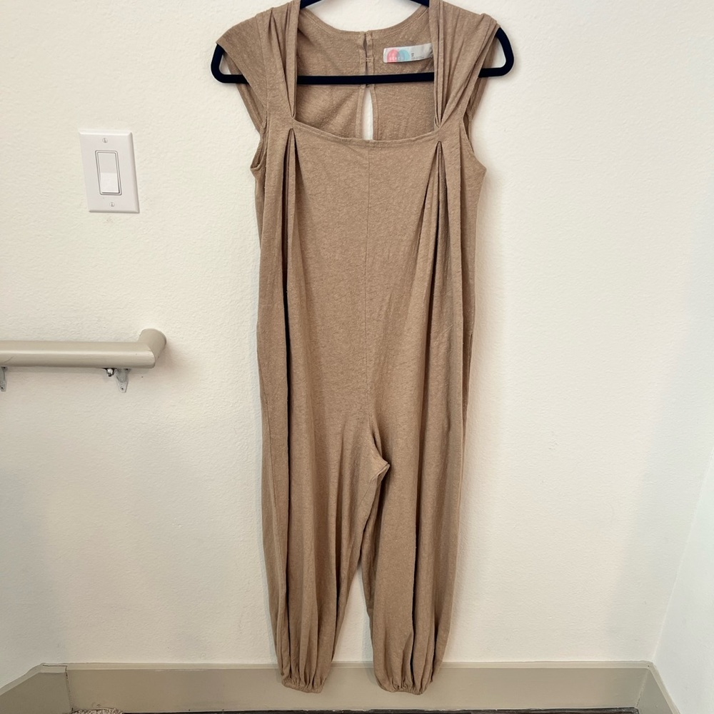Free people tan onesie - XS
